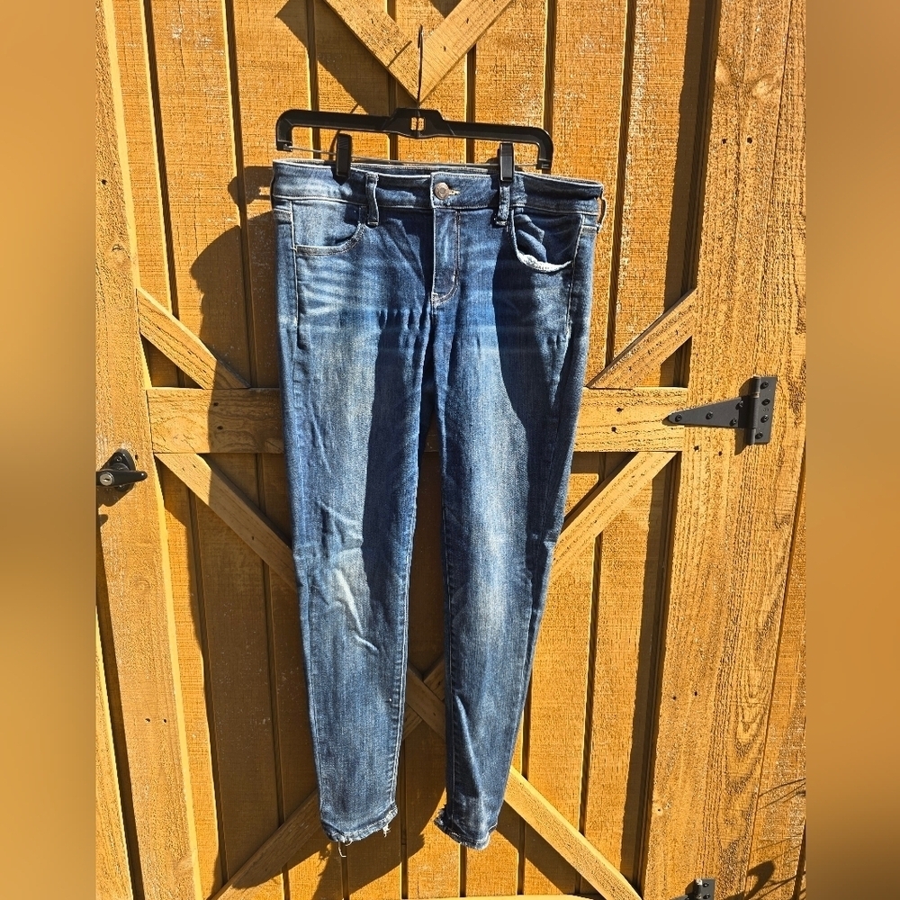 American Eagle Outfitters Dark Blue Skinny Jeans